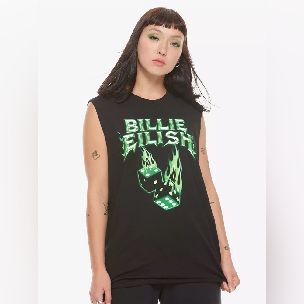 Billie Eilish Black Muscle Tee size L